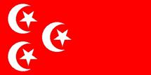 >Flag of Egypt durring the time of Prince Mohamed Ali the unifier of Egypt from the Mamelouks (mamlouks) and freedome from the Ottoman Empire.  1790  1850<